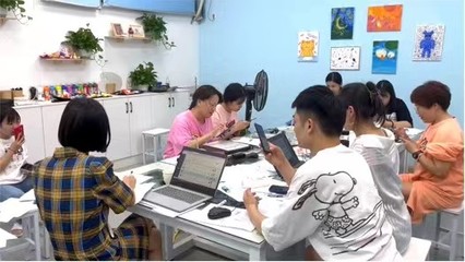 艺术教育培训机构招生团队